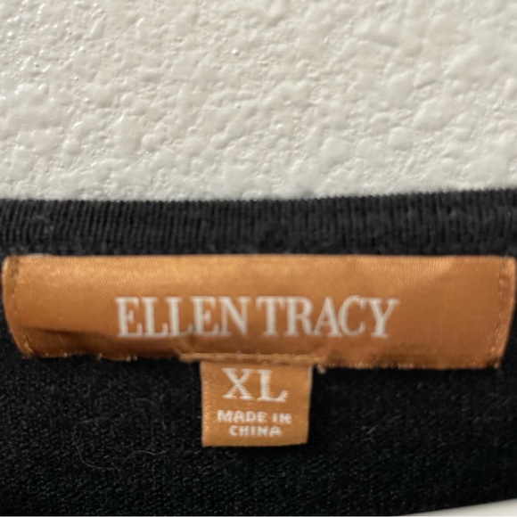 Ellen Tracy blouse black xl - Picture 3 of 4